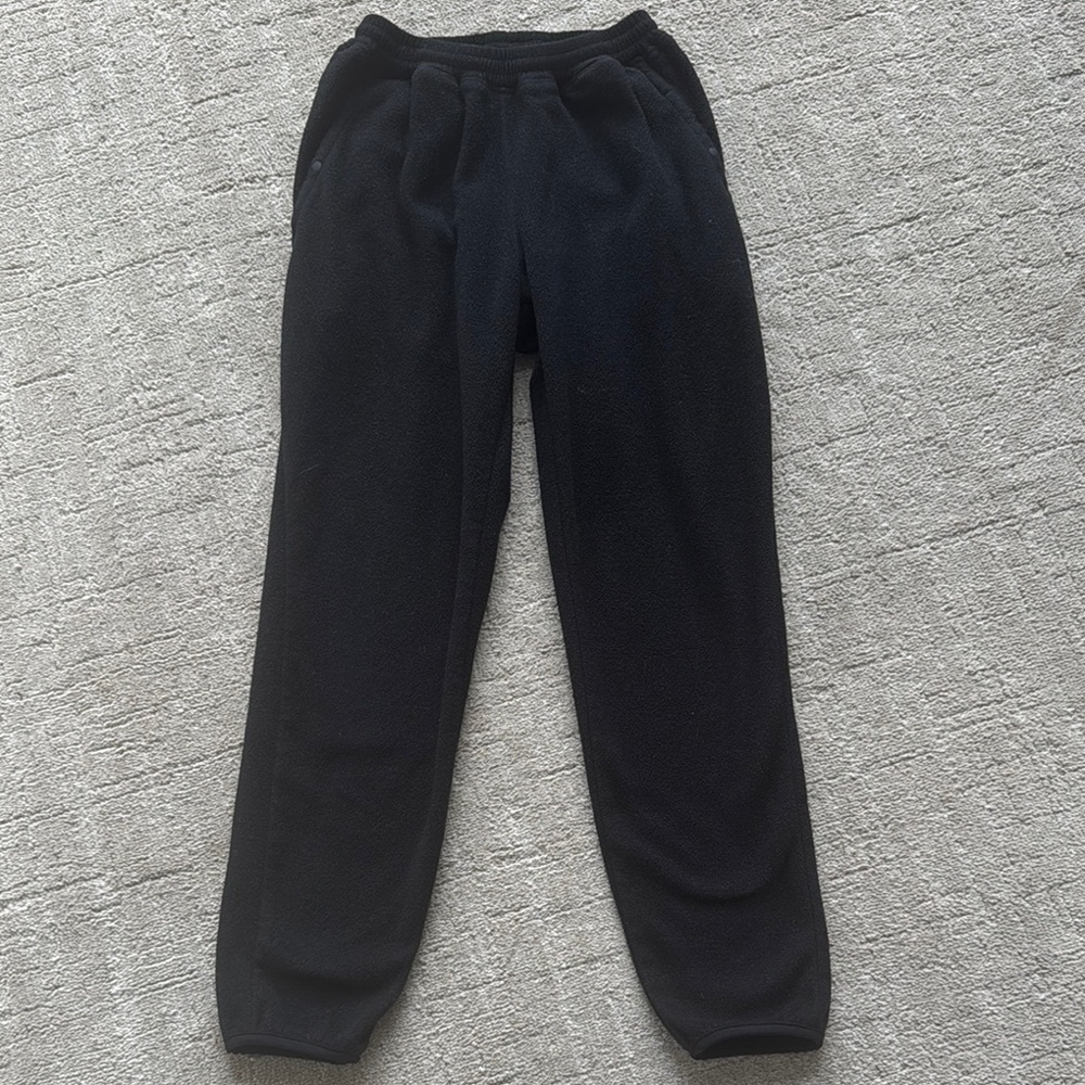 Men's Patagonia Fleece Black Sweatpants Sz Small